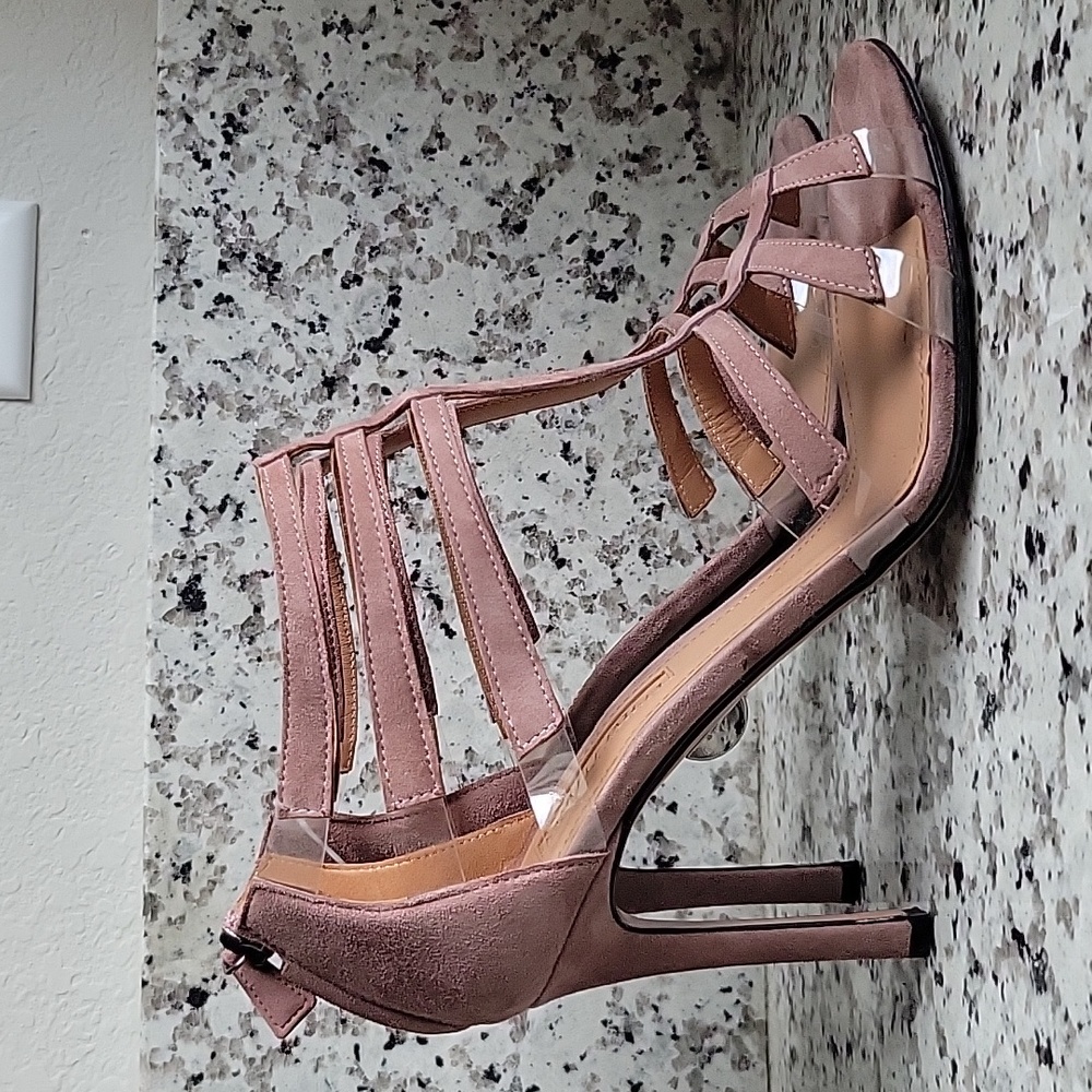 Samuelle Failli Lipstick Suede Cristina 90 heels - Picture 7 of 16
